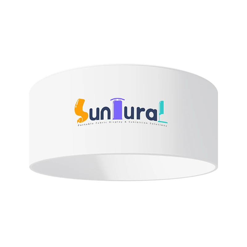 10x3ftCircular Hanging Banner Circular Banner Model Simple Installation Yuanxing Hanging Banner Decoration