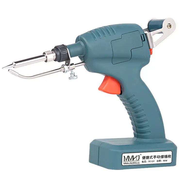 12V 80W Lithium Battery Rechargeable soldering gun soldering iron welding assembly cordless Soldering Gun Rechargeable Station