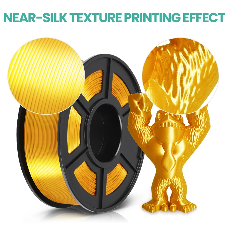 SUNLU Silk PLA 3d Filament For 3D Printer Supplies Silk Texture Plastic PLA Filaments