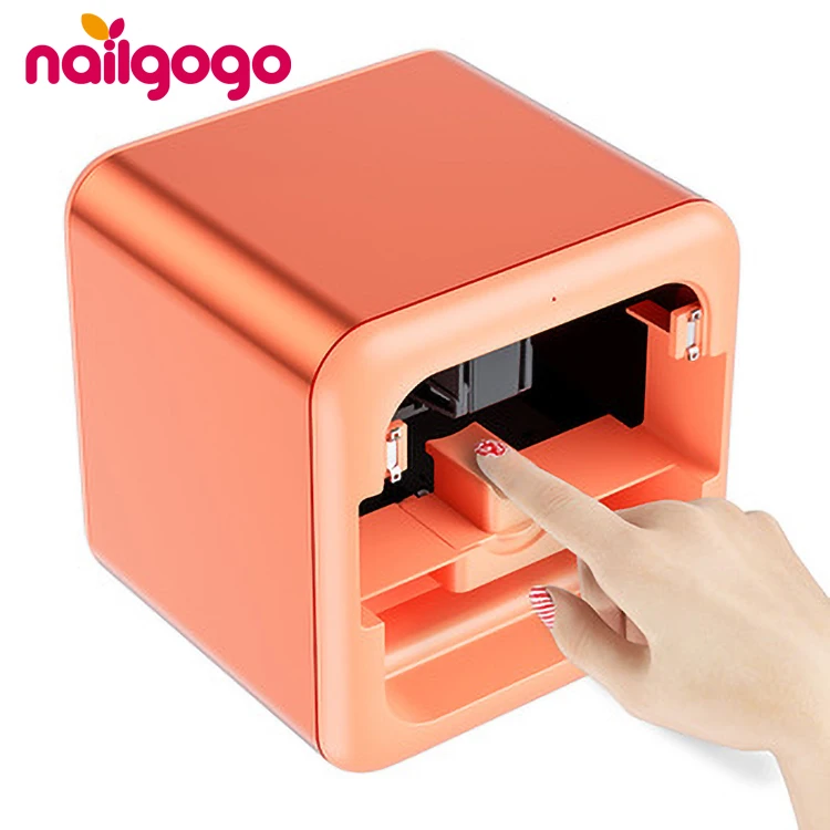 Nailgogo K2 small wifi painting photo manicure nail polish first model finger and toe 2 in 1 nail printer