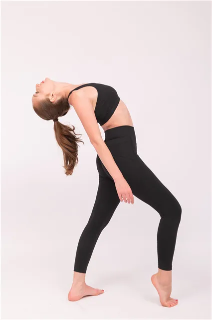 Factory Wholesale High Waist Workout Crop Top and Legging Pants for Training