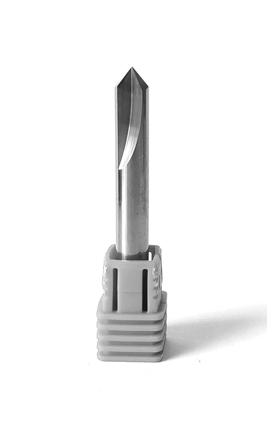 Dashhoud v Grooving Router Bit 90 Deg CNC Solid Carbide End Mill Slots Cutter with 1/4 inch Shank