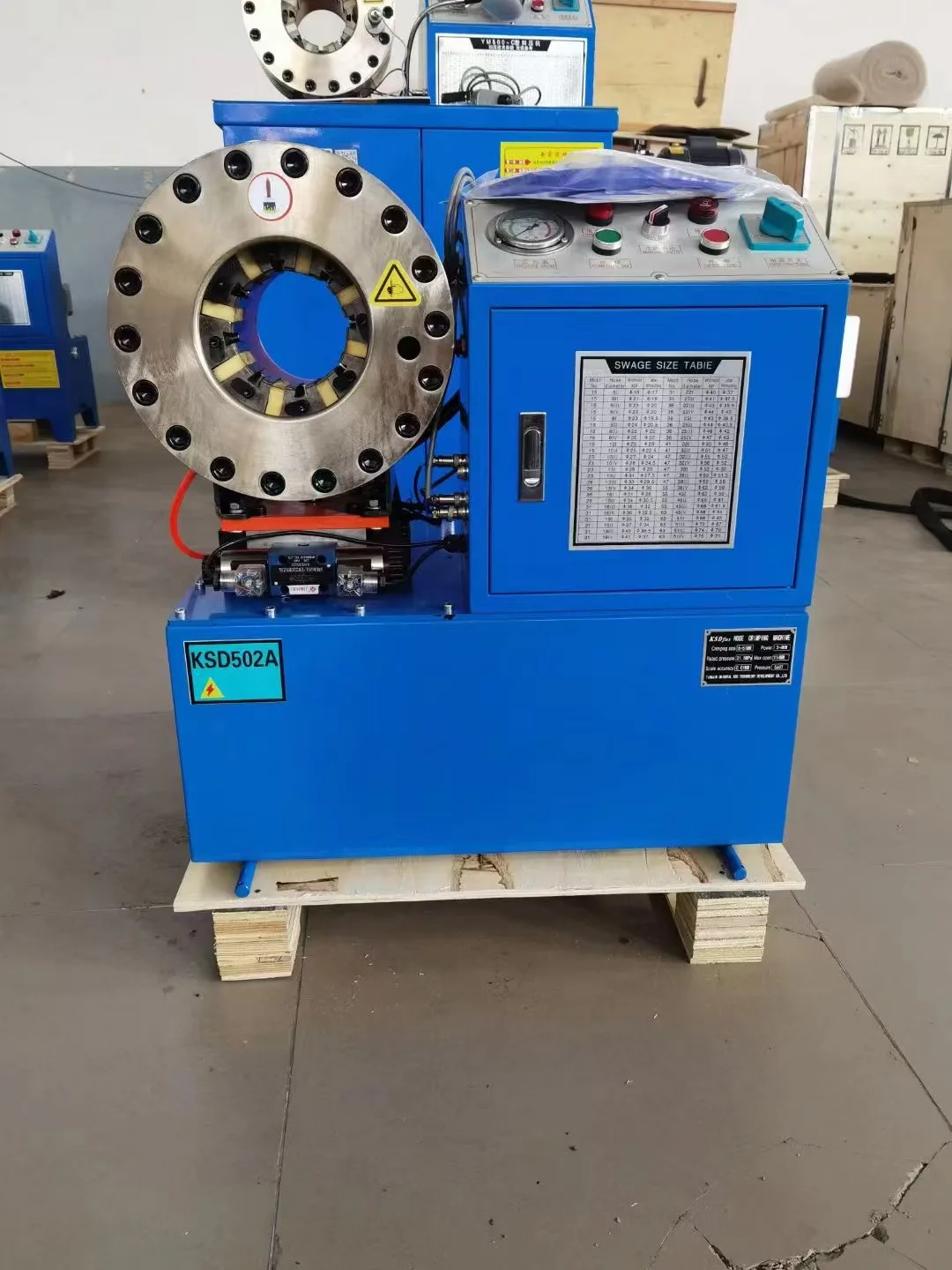 More than 20 year experience Uniflex hydraulic hose press wire hose crimping machine techmaflex hose crimping machine for sale