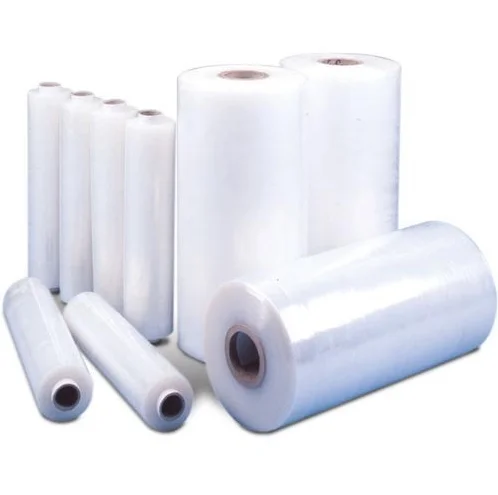 LLDPE Transparent Custom Paper Core Soft Packaging Plastic Roll Stretch Film