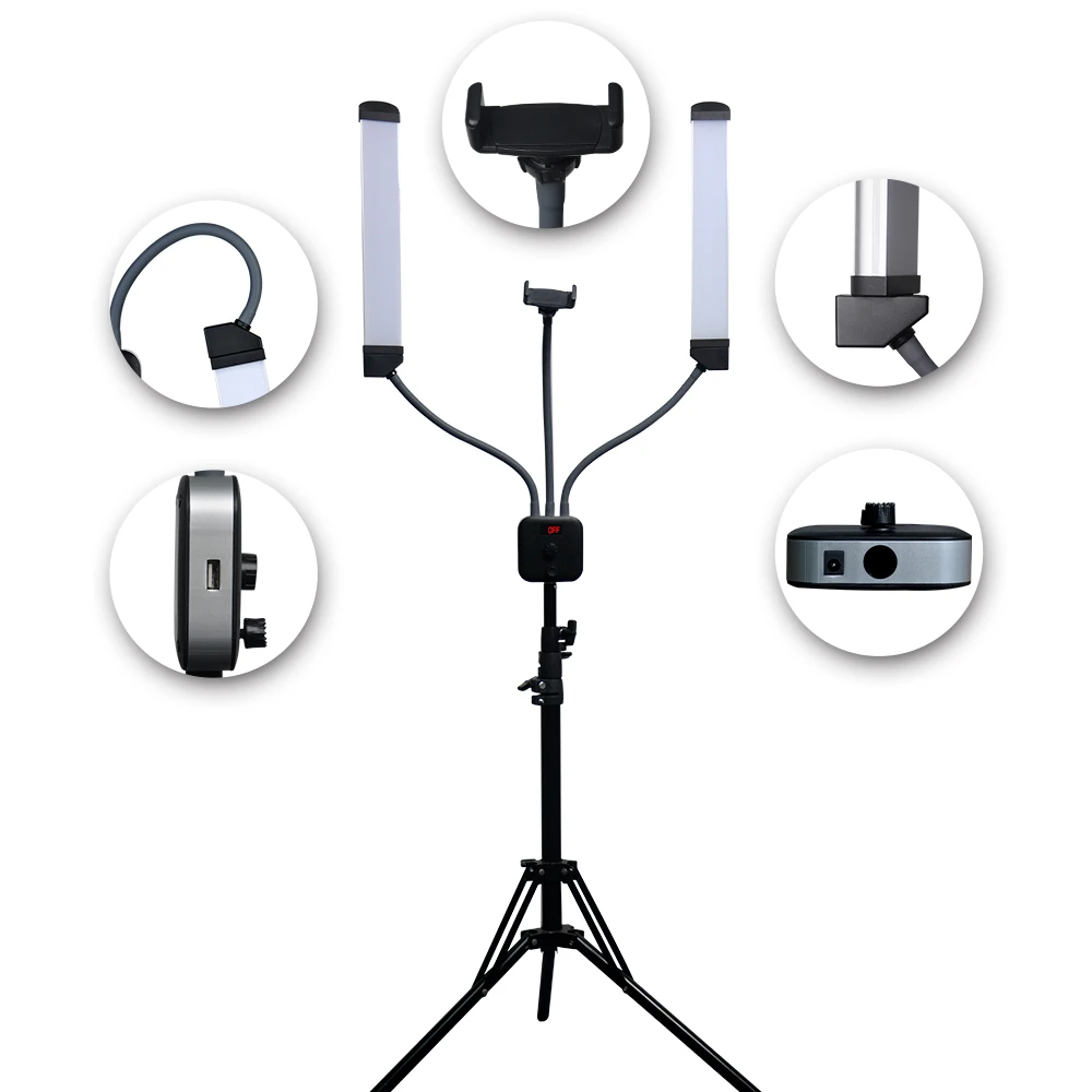 Led Double Arm Light Lash Extensions Light Beauty Lash Fill Light