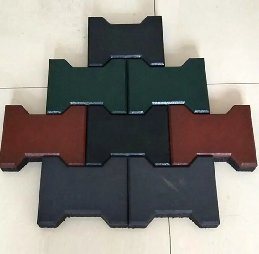 Уличная резиновая плитка 160x200x45 мм плитки кирпичная напольная