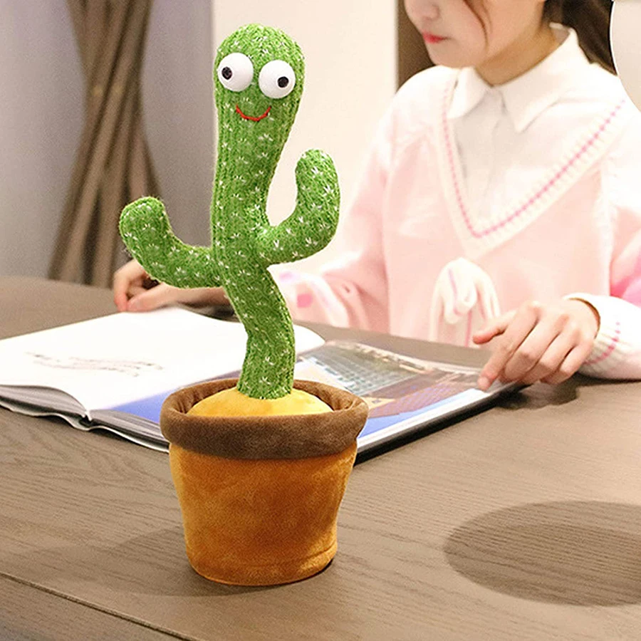 New design Singing Dancing Cactus Toys Soft Plush Electric Toys Stuffed dancing cactus Toy