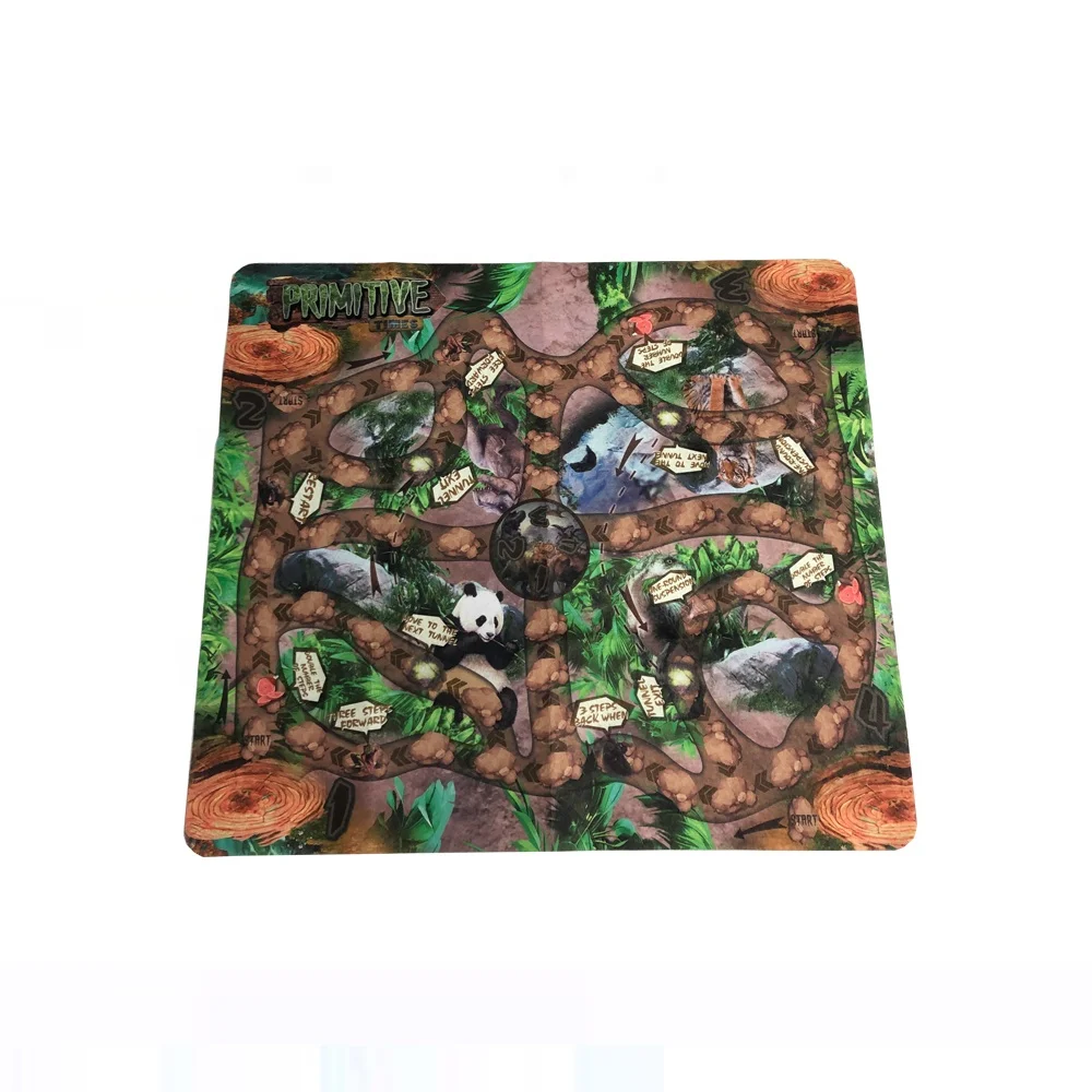 Wholesale Best Sellers  Dinosaur Theme  Modern Ludo/Treasure Hunt Game Play Mat