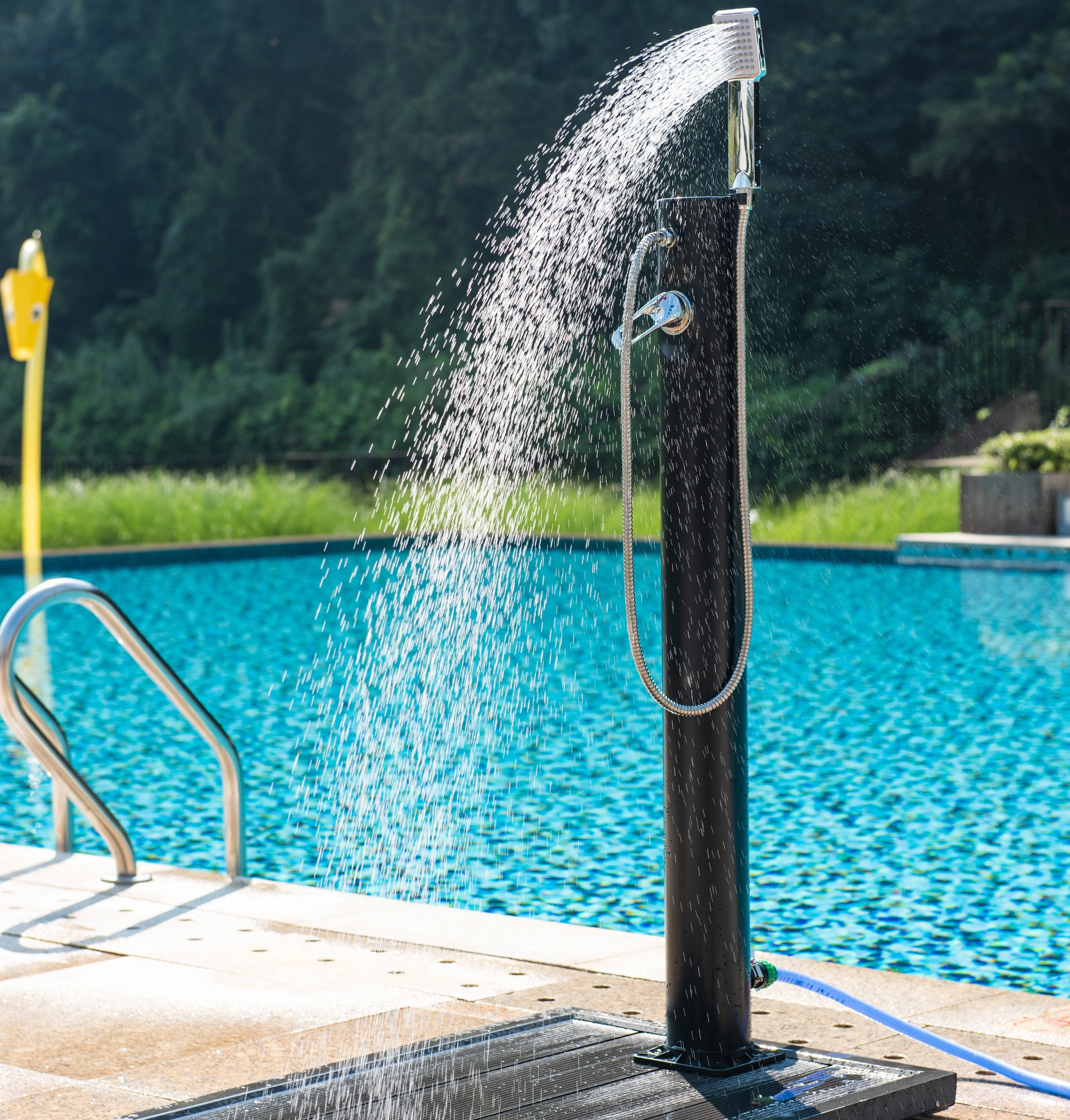 10 liter solar shower solardusche for outdoor garden and swimming pool side