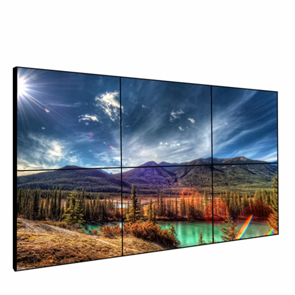 2 X 3 Video Wall Digital Signage 49 Inch 3.5mm Lcd Advertising Equipment Digital Signage Dispenser Advertising Balloon
