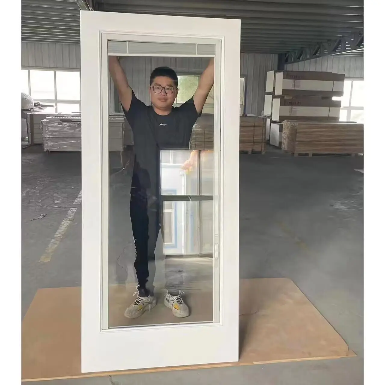 white primer louver  bifold doors