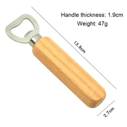 Manufacturer Wholesale Custom Sublimation Blank Wooden Novelty Shape Logo Beer Keychain Bottle Opener