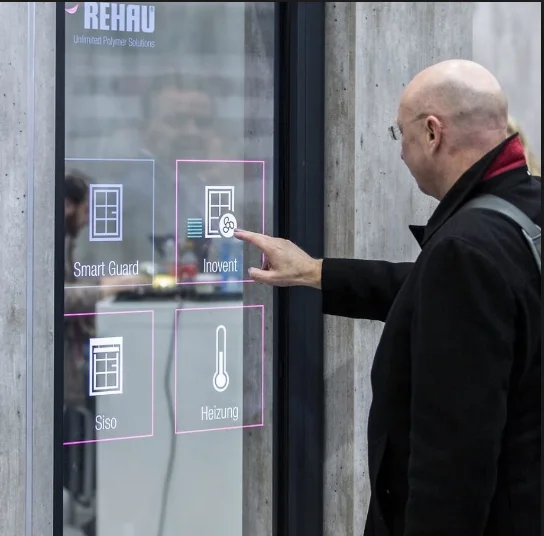 
24 inch multi touch monitor poly foil for pcap touch panel 