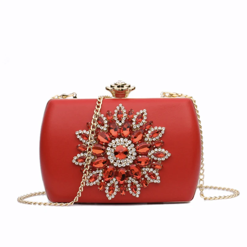 Wholesale Luxury Diamond Evening Bags Women trendy Rhinestone Clutch Bags