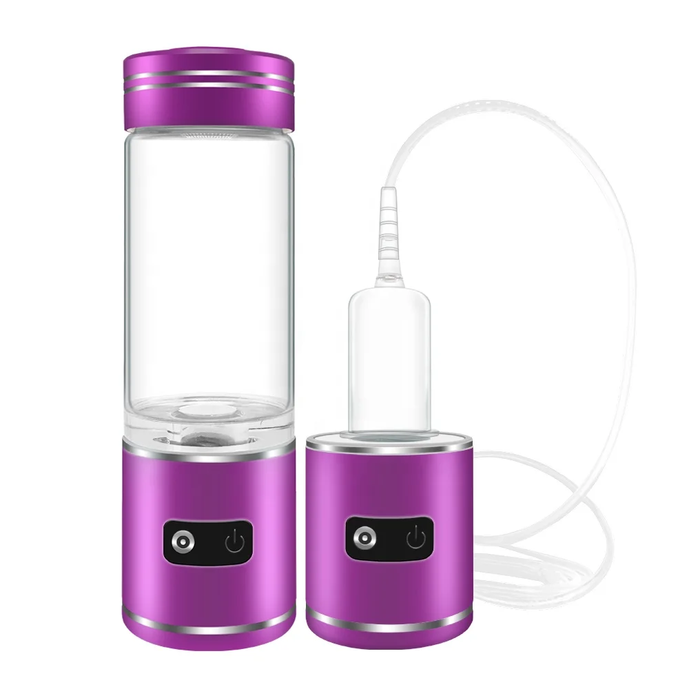 Unosuich Portable Glass Cup SPE Hydrogen Rich Maker Hydrogen Generator  Hydrogen Water Bottle