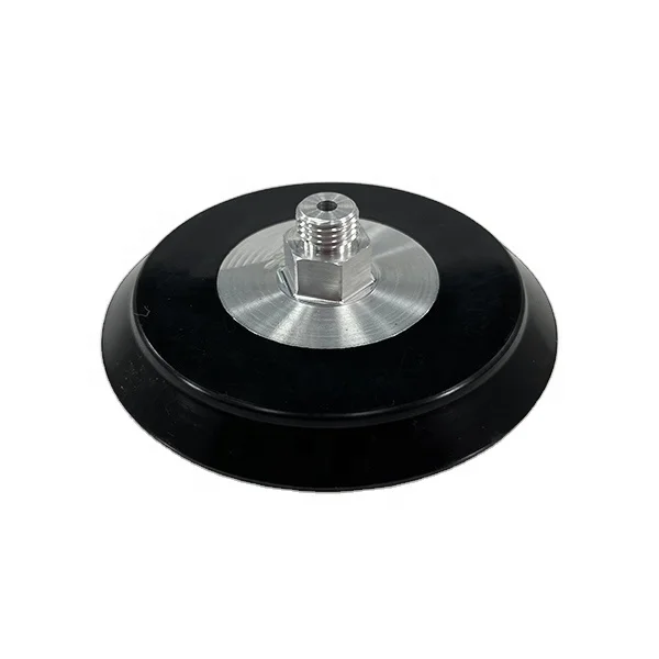 100mm pneumatic flat round rubber suction cups silicone vacuum suction cups