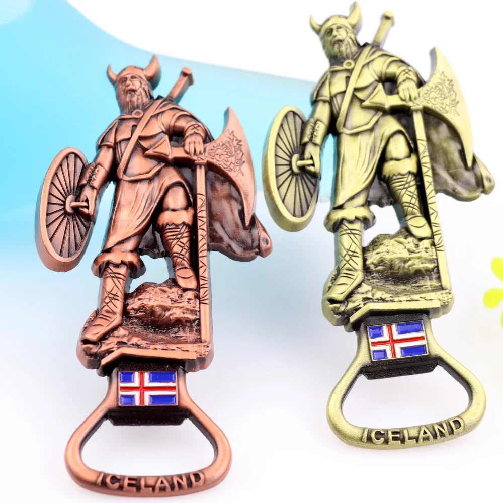 
Factory direct low price Norway Bergen Souvenir 3D fridge magnet bottle opener 
