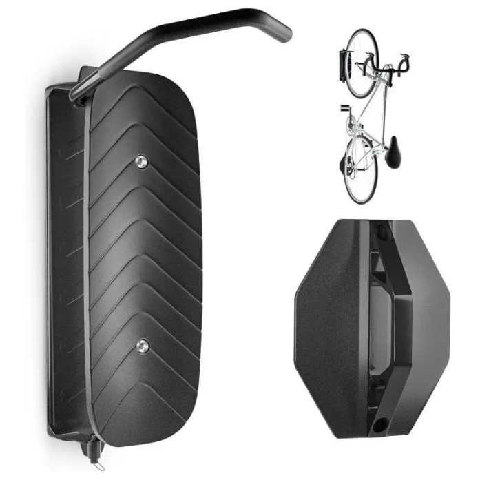 Room Saving Wall Mount Swivel Bike Bicycle Rack Hangers Rack Hooks for Garage Wall Holds Up to 66 lbs