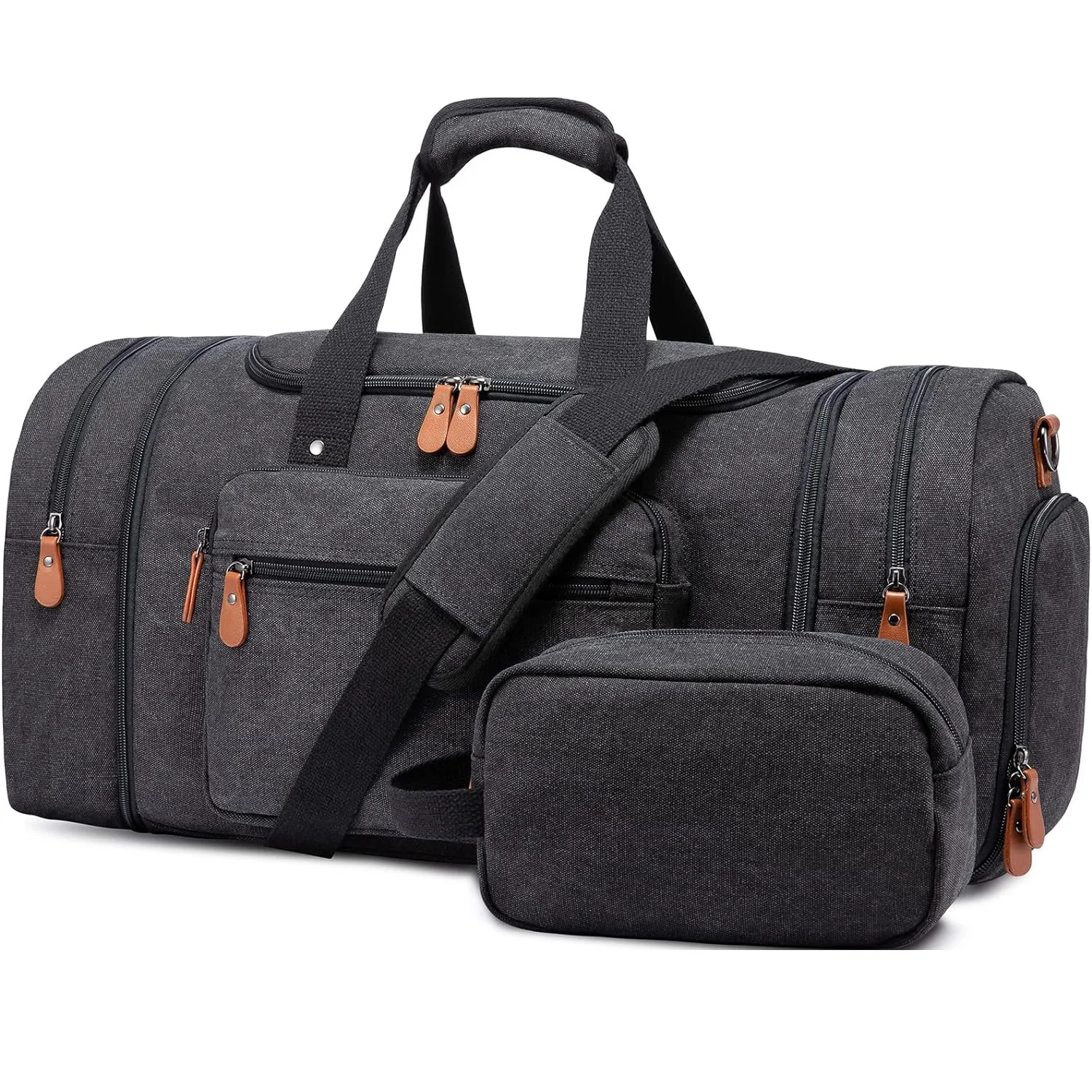canvas duffle bag tackle bag  shoe compartment toiletry bag for travel overnight carry airplanes