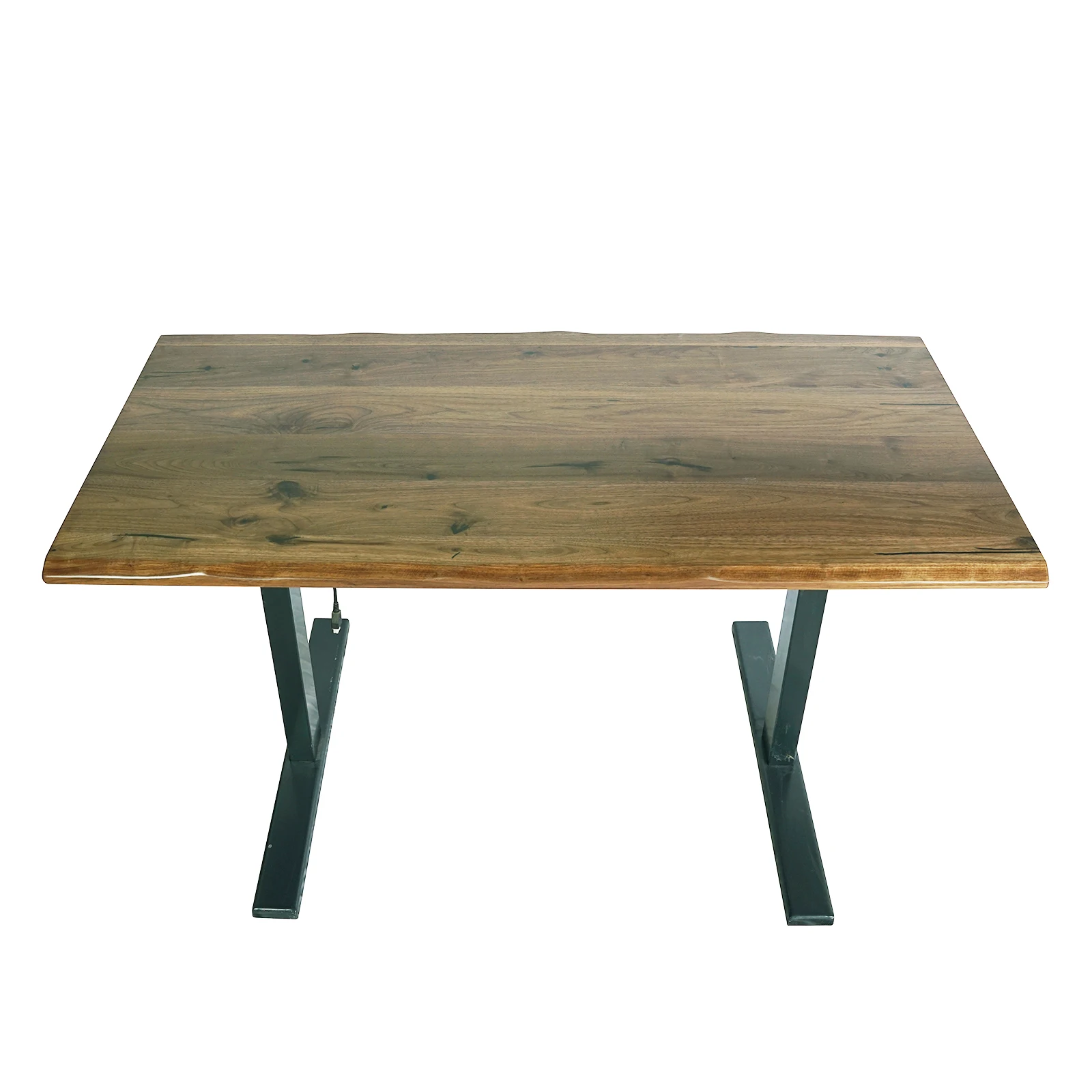 OEM/ODM black walnut solid wood edge glued table top Customized Living room hotel bedroom Furniture