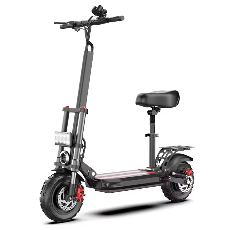 High Safety Level 2400W Powerful Electric Scooters Long Range E-scooters Adults Folding Electric Scooter With Seat
