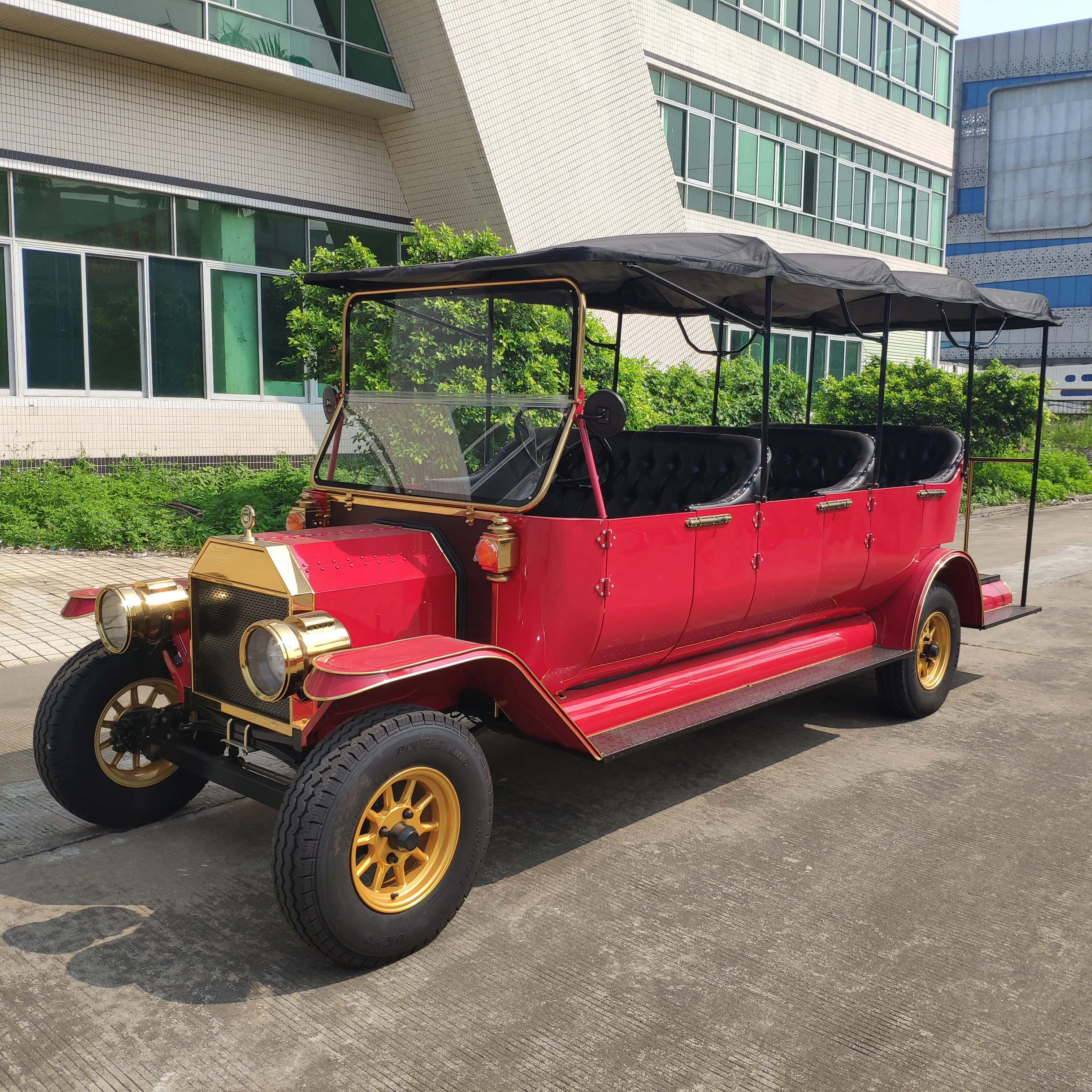 Восемь сидений CS Электрический белый цвет достопримечательность винтажный автомобиль