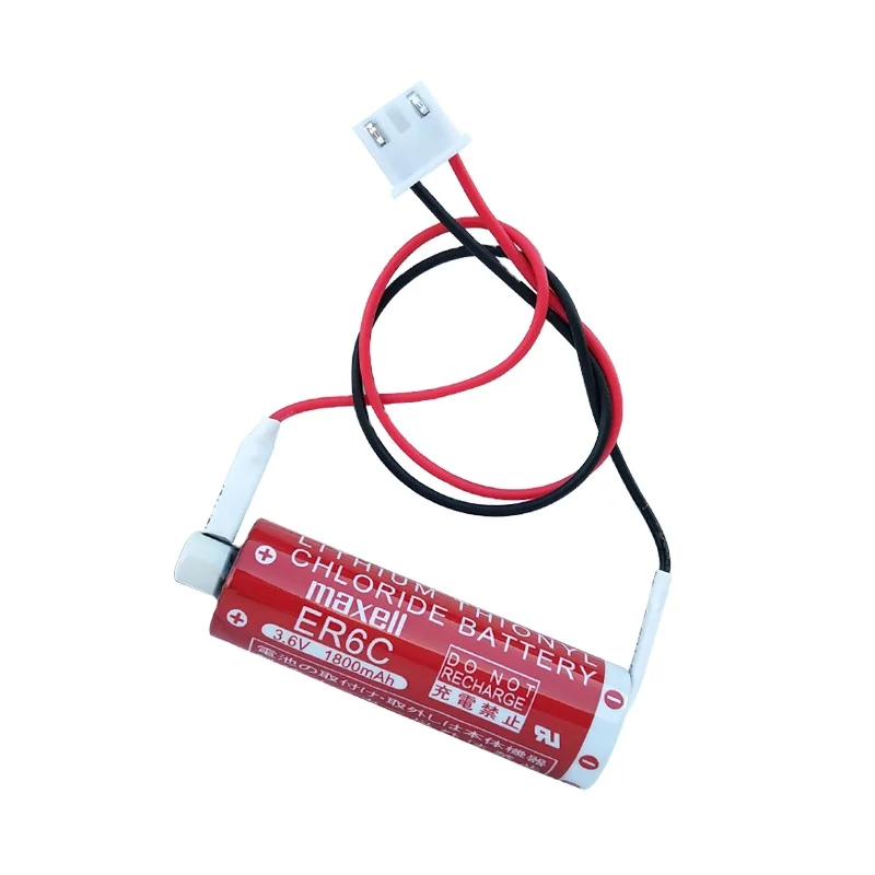Maxell ER6C 3.6V AA 1800mAh Primary Lithium Battery Suitable for Mitsubishi PLC server FX2N/1N F2-40BL