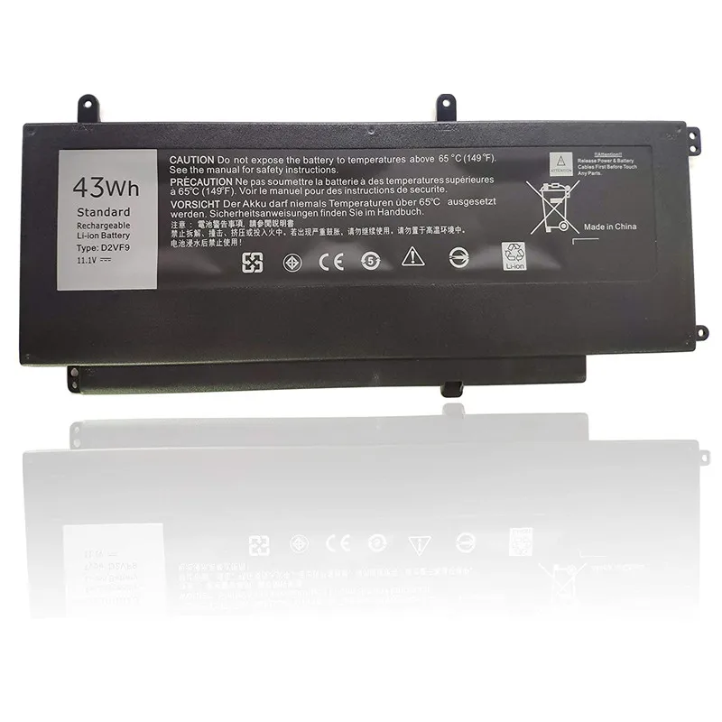 Аккумулятор для ноутбука D2VF9 3 ячейки Dell Inspiron 15 7547 7548 Vostro 5459 0PXR51 0YGR2V литиевая батарея 11 1 В 43Wh