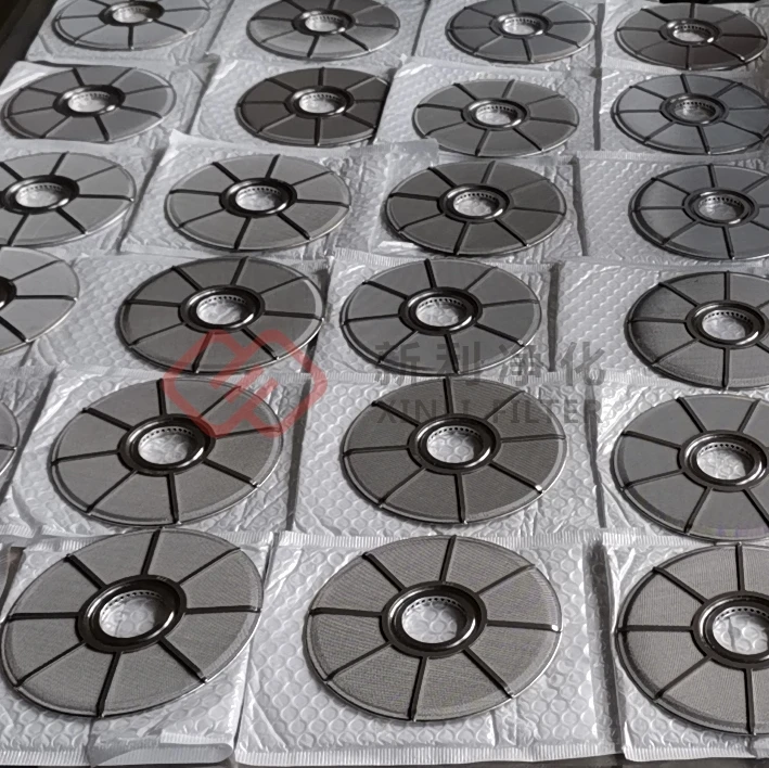 
Filter Disk Stainless Steel Polyester Film Pressure Leaf Filter Disc 