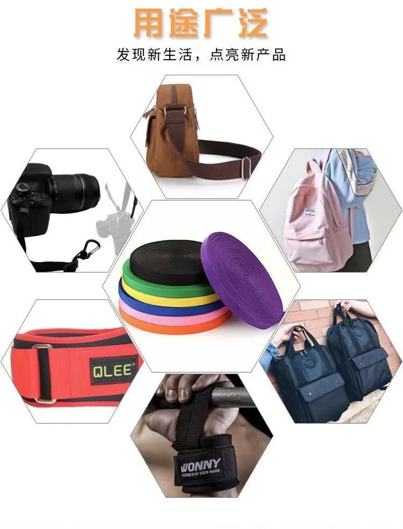 custom heavy duty 2 inch38mm 30mm 45mm 50mm woven twill thick pp polyester printed car seat belt nylon strap webbing