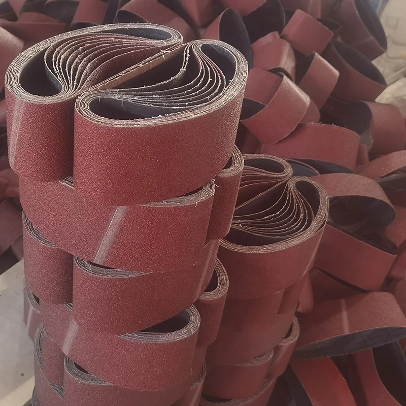 Sanding tape 610x100mm hard cloth based alumina abrasive GXK51-P metal wood sandpaper tape