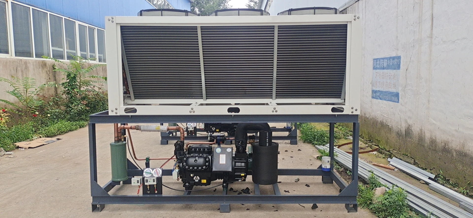 Low Noise Compressor Piston Air-cooled Refrigeration Unit Cold Storage Freezing Equip Heat Exchanger Condensing Unit of Copeland