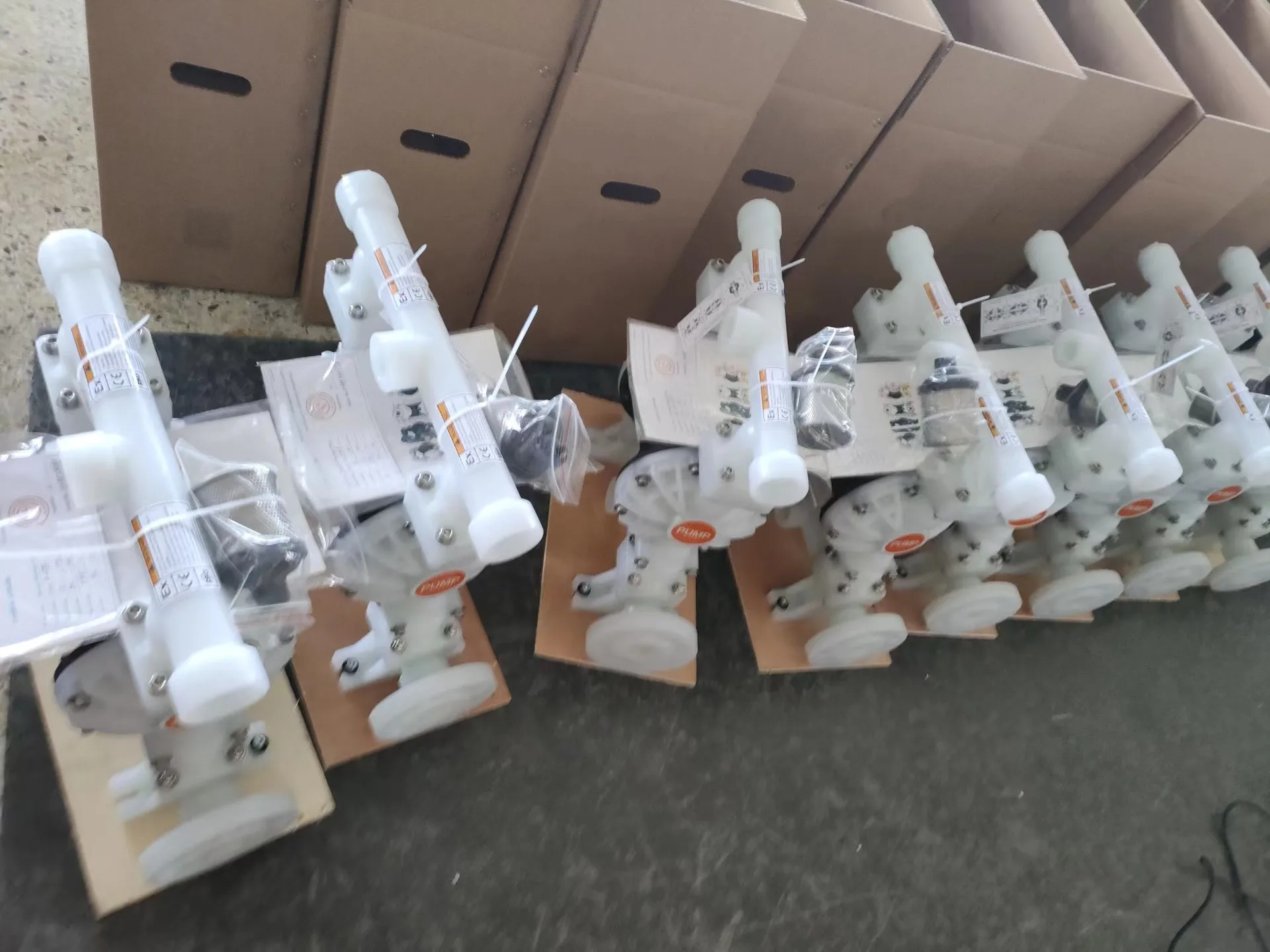 Plastic Pneumatic Double Diaphragm Pump chemical Pneumatic Double Diaphragm Pump Air Operated Diaphragm Pump