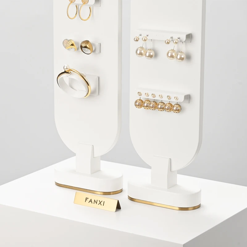 FANXI Jewelry display stands for store luxury jewelry store showcase exhibitor display set jewellery display