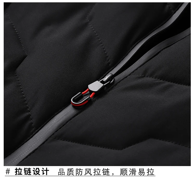 Hot Sale Winter Jackets Men Fashionable Puffer Coat Hooded Down Coat Goose Jacket