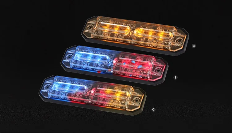 360 Degree Directional Turn Signal Warning Flash Strobe LED Light Emergency Vehicle Tow Truck