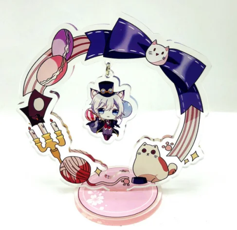 
New Design High Quality Perfect Printing Cartoon Acrylic Keyring Custom Standee Acrylic For Promotional Gift 
