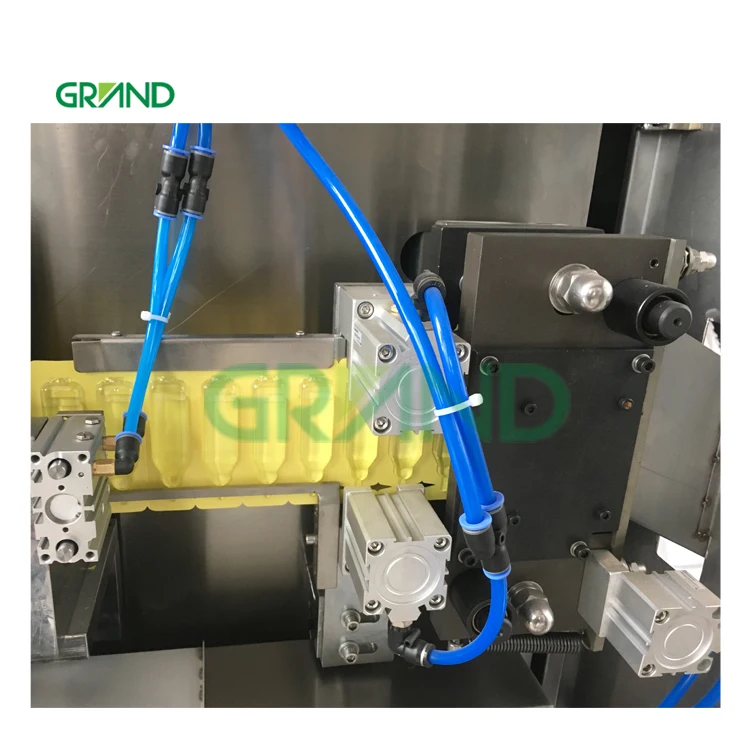 GGS-118P5 High accuracy automatic peristaltic pump plastic vials forming liquid filling sealing machine