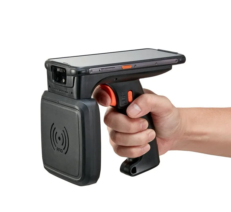 Hopeland Impinj чип rfid считыватель ручной 860 960 МГц UHF android wifi 64G Micro SD карта Бесконтактный