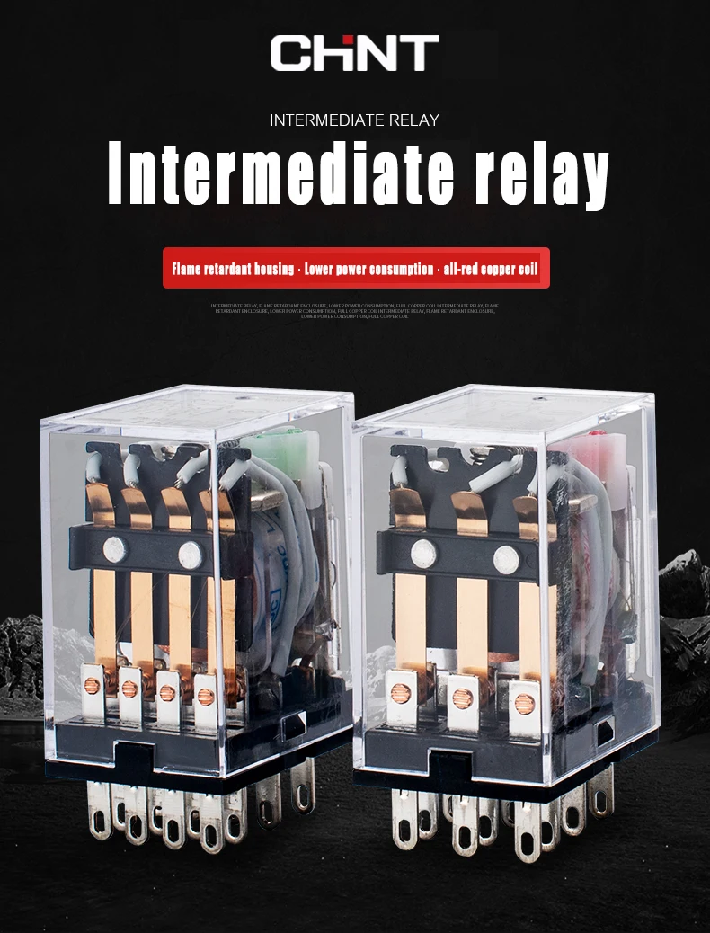 wholesale 100% new CHINT small electromagnetic intermediate relay  JQX-10F/2Z AC220V 8-pin AC general 220V10A 2NO2NC good price