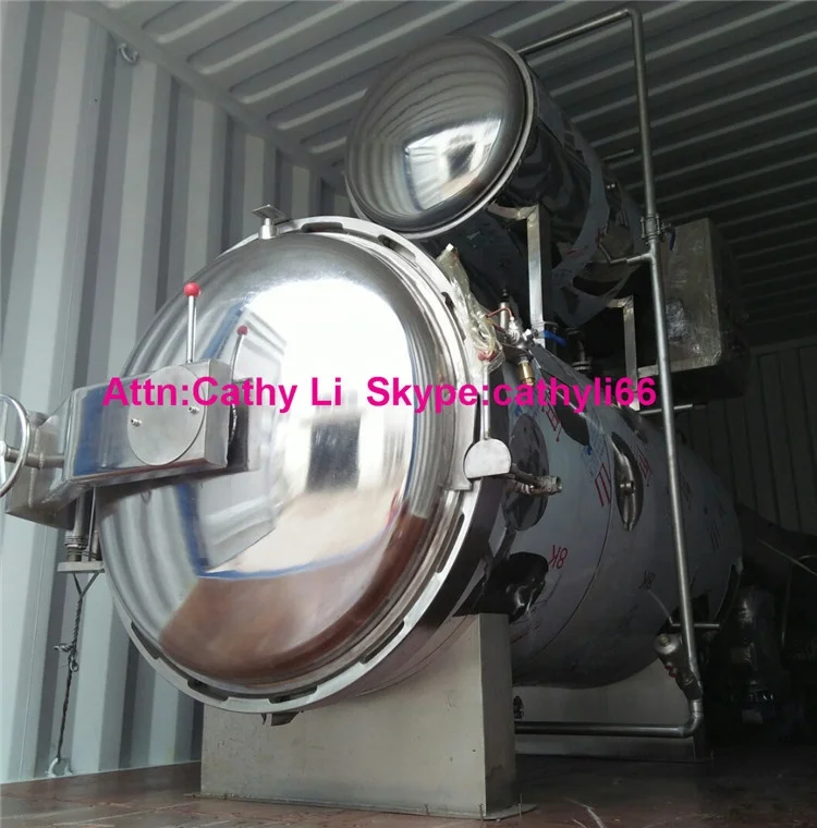 
Canned food autoclave / pouches retort / glass bottle food sterilizer 
