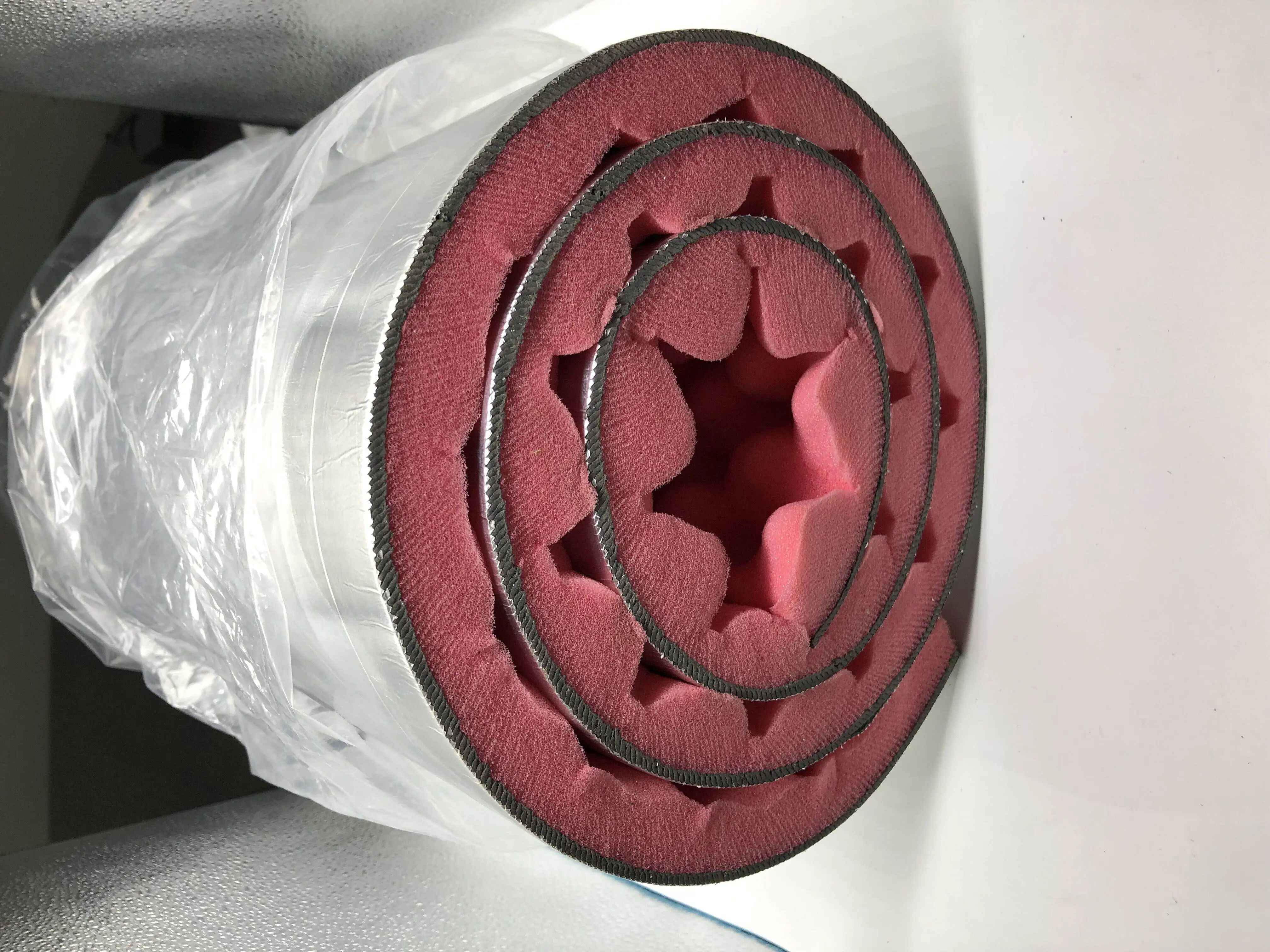 Sound Pipe Lagging With Aluminum Foil Composited Acoustic Lagging For Pipe Insulation