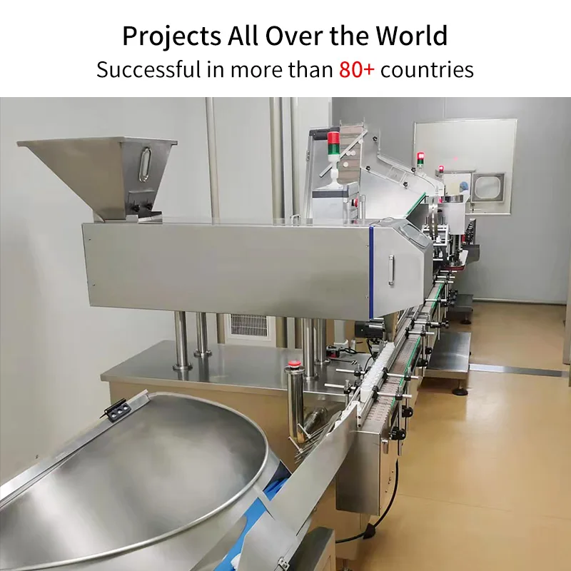 Custom Device Food Grade Full Automatic Electronic Count Bottling Vitamin Bear Candy Gummy Counting Machine