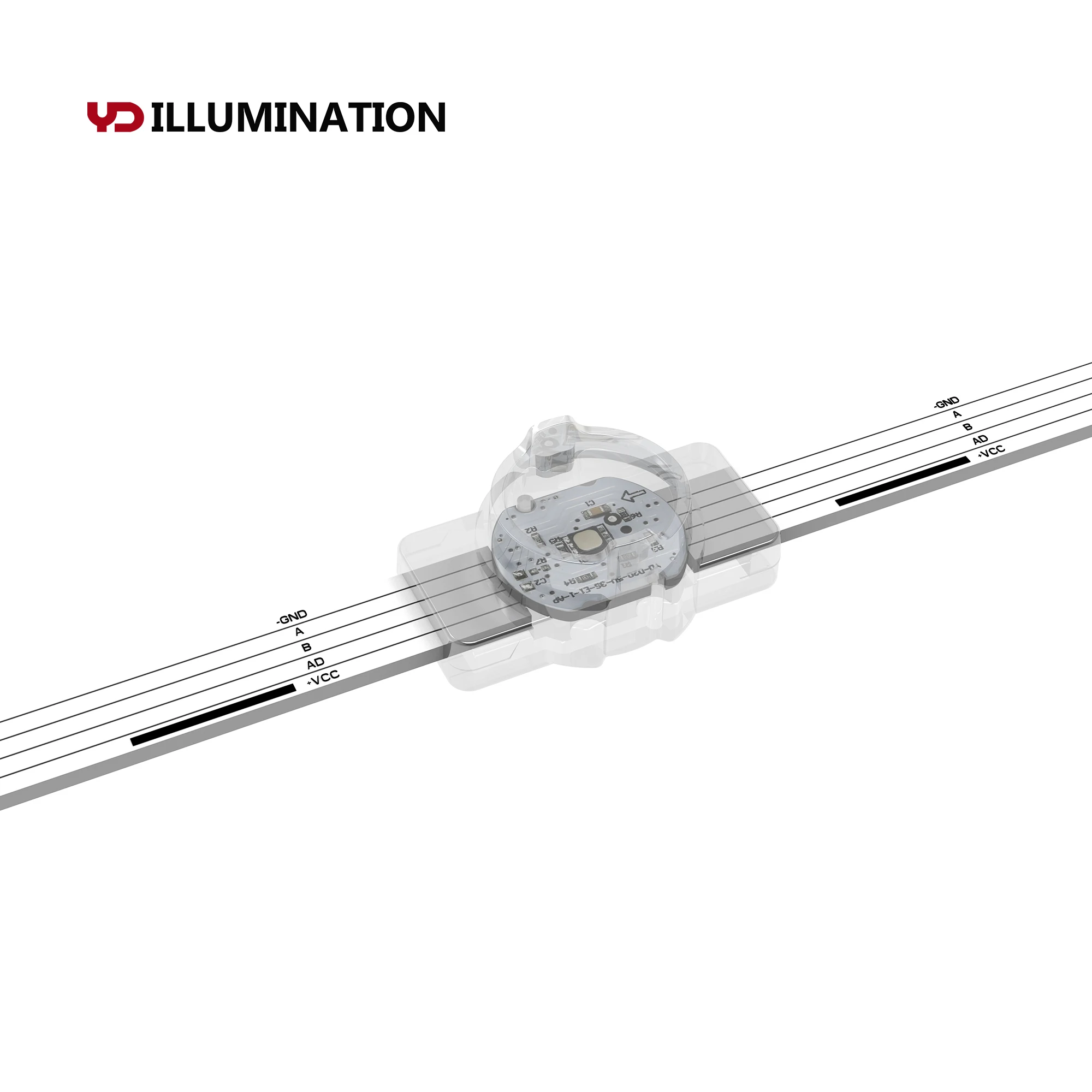 
Permanent holiday lights YD outdoor waterproof ce saso approved IP68 RGB LED bridge lighting 