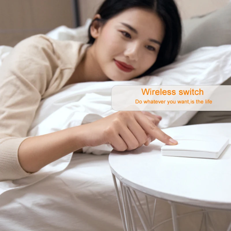 RF433 wireless switch and receiver Smart Switch Remote Control Push Button Transmitter Switch For home