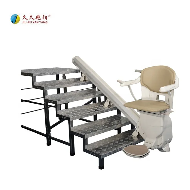 High quality JY-ZT fork  Small Home China aluminum track one to two follor aged people Straight Stair Elevator lift