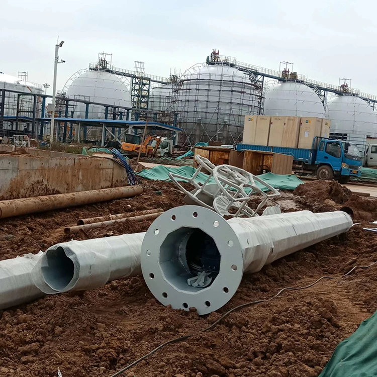 30m customized high mast light price with hot dip galvanized high way bridges airport high pressure sodium lights 3000k