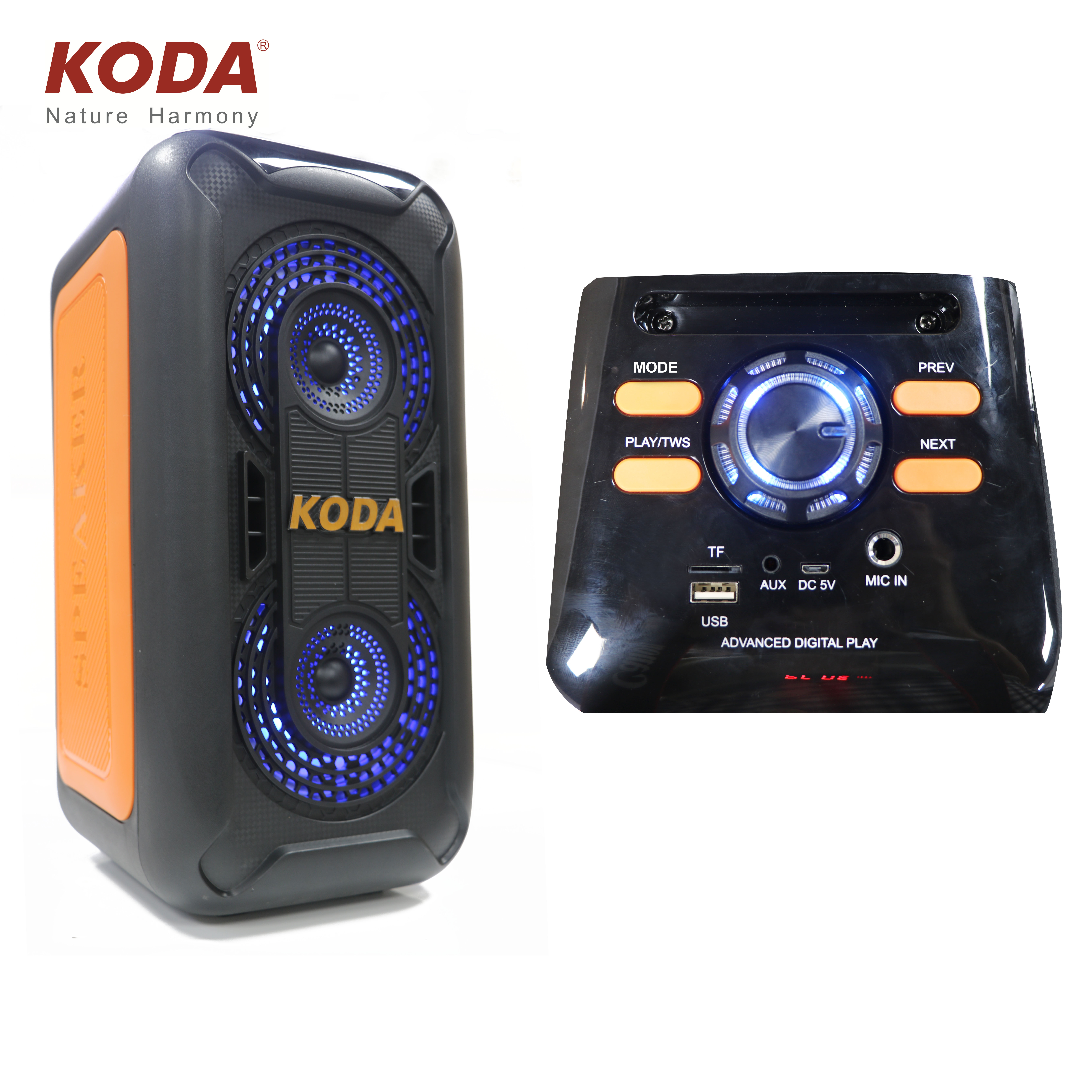 portable woofer 8 inch woofer trolley speaker with usb party