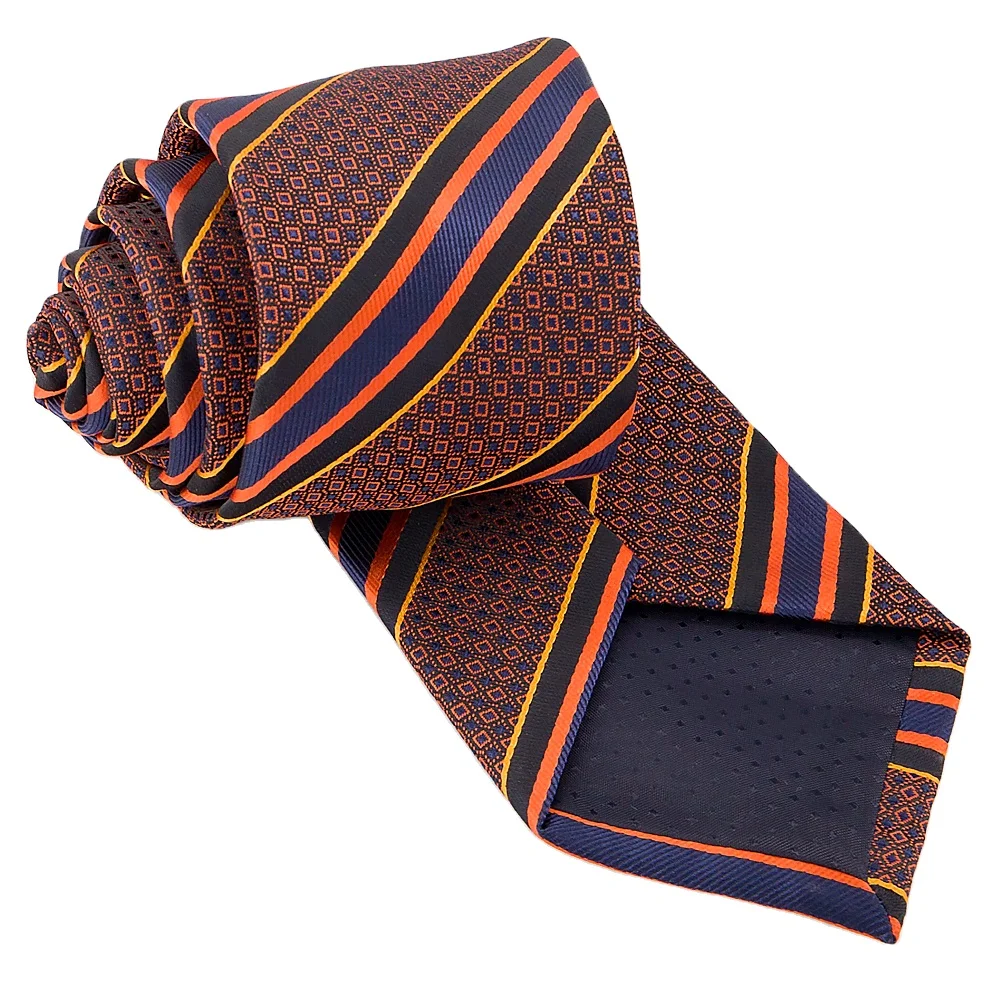 Zecheng Men Luxury Elegant Jacquard Woven Silk Tie
