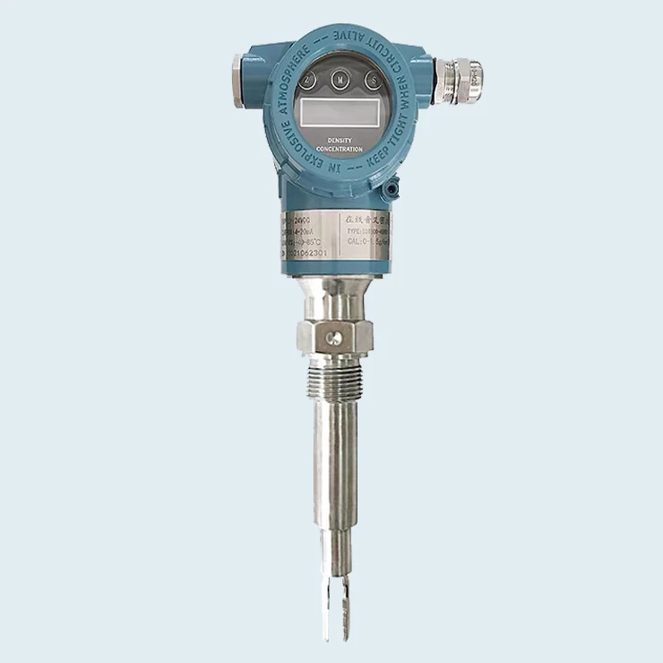 insertion type digital online density meter for chemical liquid with PTFE / corrosive liquid densitometer